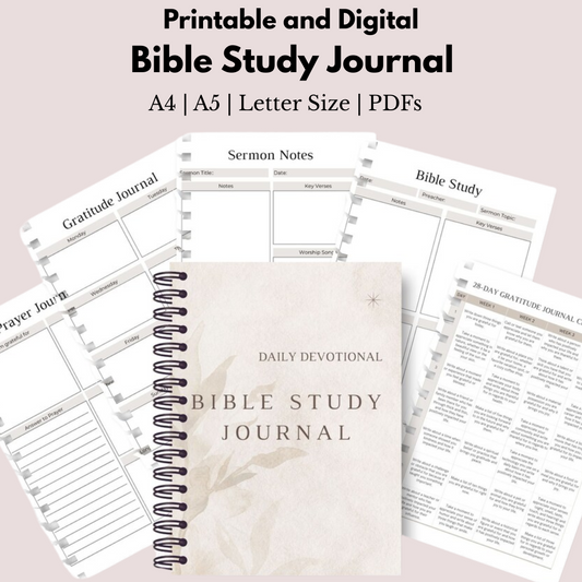 Bible Study Guide Journal