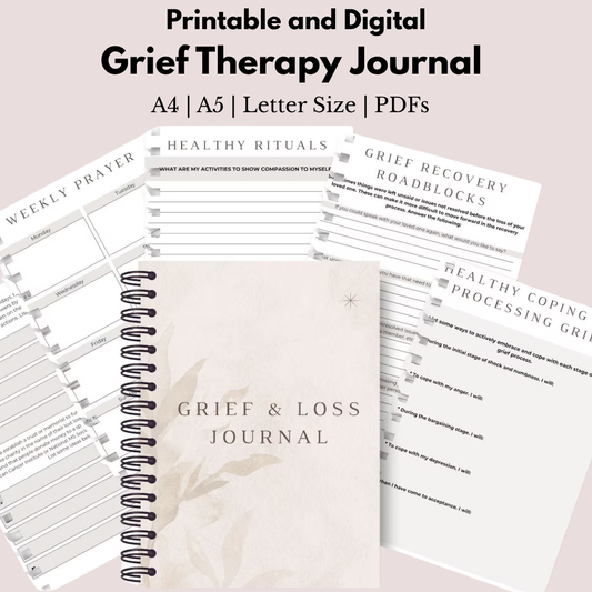 Grief & Loss Therapy Workbook Bundle