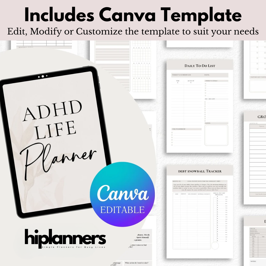 ADHD Digital Planner