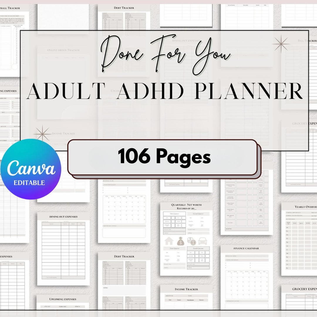 ADHD Digital Planner
