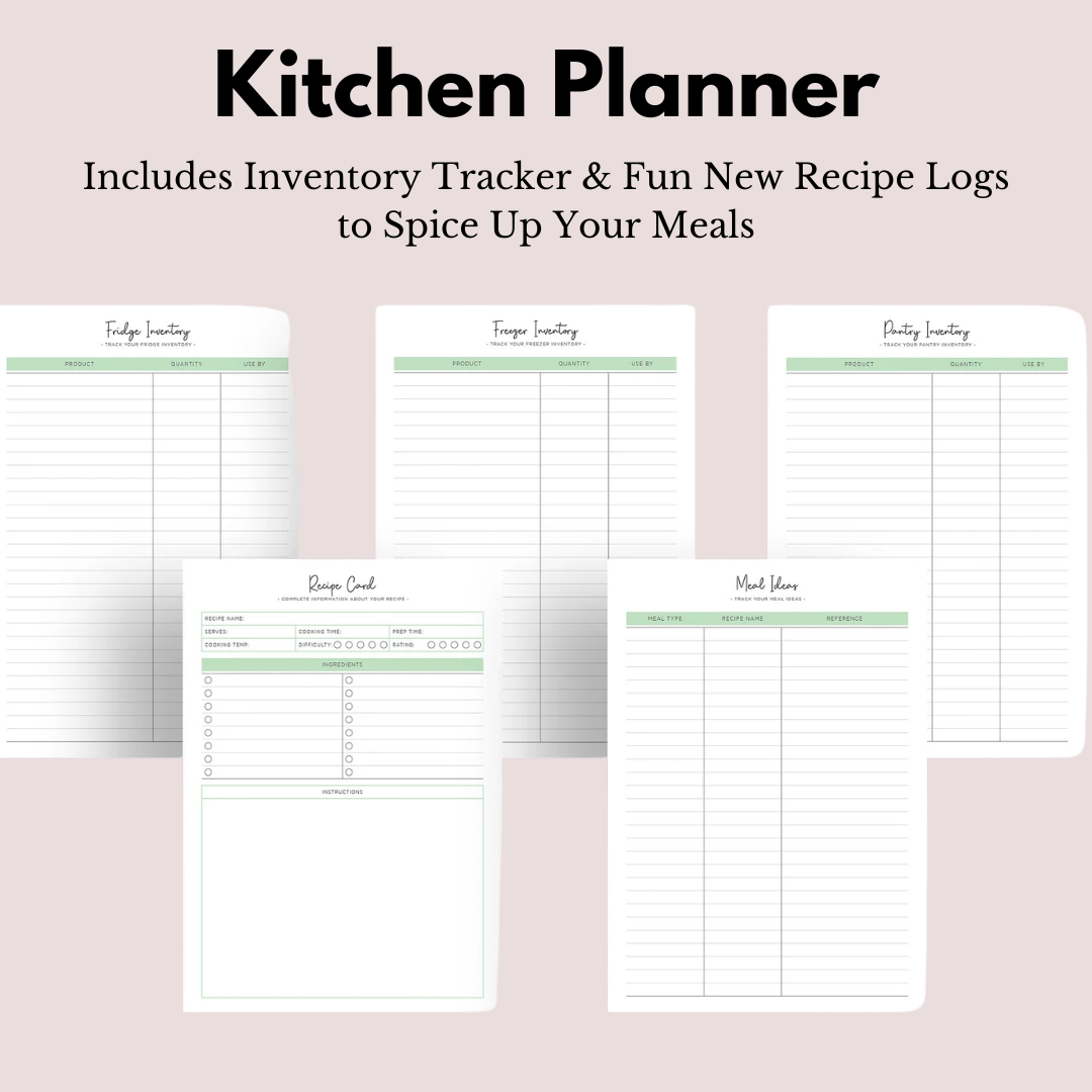Meal / Groceries / Kitchen Planner