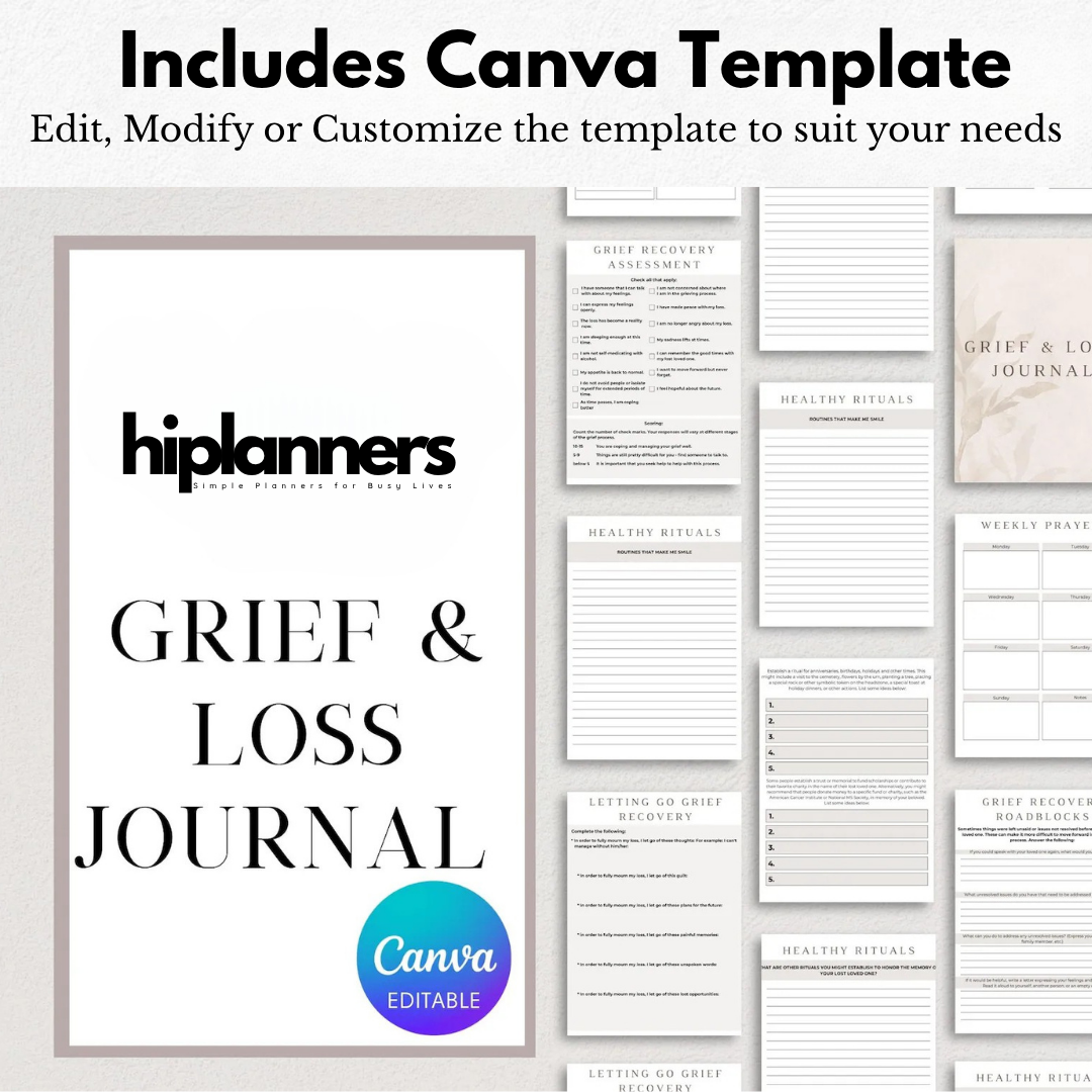Grief & Loss Therapy Workbook Bundle