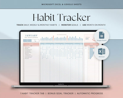 Daily Habit Tracker | Build Consistency & Achieve Your Goals