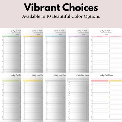 Meal / Groceries / Kitchen Planner