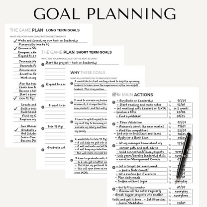 Get Set Go™ 90 days Goal Planner