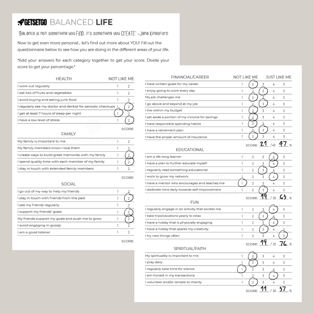 Get Set Go™ 90 days Goal Planner