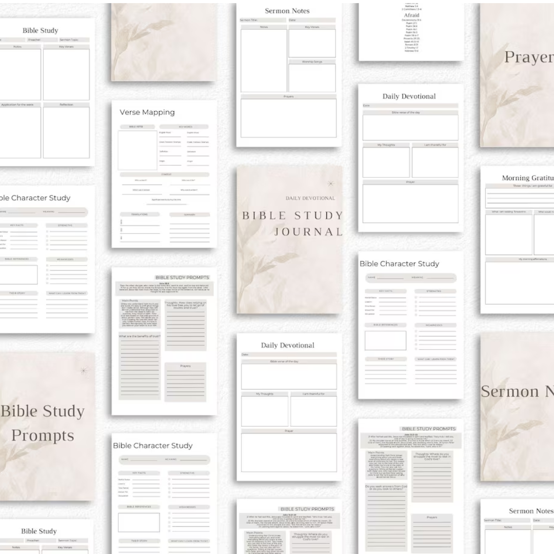 Bible Study Guide Journal