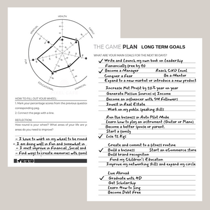 Get Set Go™ 90 days Goal Planner