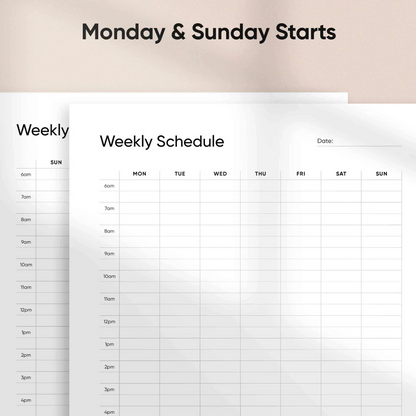 Weekly To-Do & Agenda