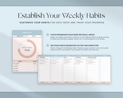 Daily Habit Tracker | Build Consistency & Achieve Your Goals
