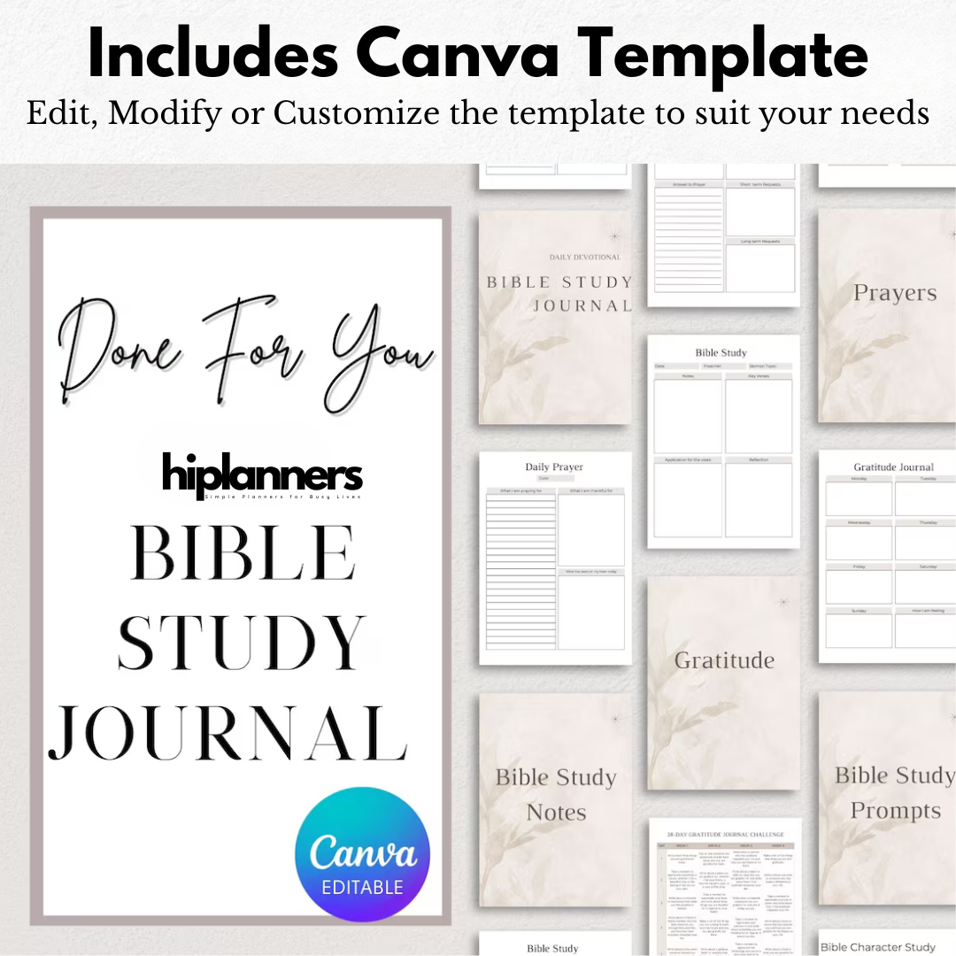Bible Study Guide Journal