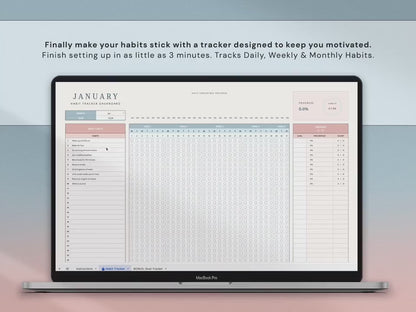 Daily Habit Tracker | Build Consistency & Achieve Your Goals